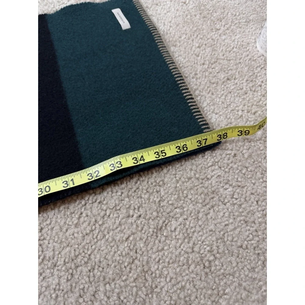 Rare Limited BURBERRY‎ Unisex Multicolor Wool Cashmere Blanket Scarf 75x12